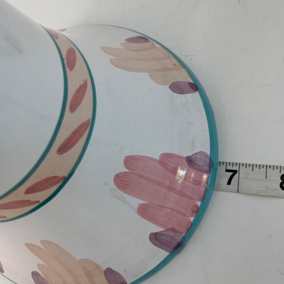 Vintage Pair Of Hand-Painted Ceramic Candlesticks Southwest 14" 7701 - Picture 14 of 15